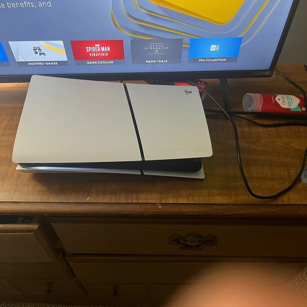 Sony PlayStation 5 Console with Black and White Controller